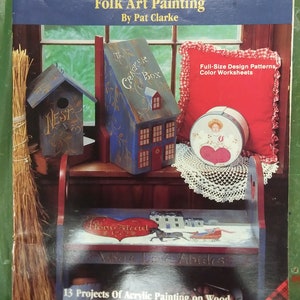 Where Love Abides Folk Art Painting by Pat Clarke