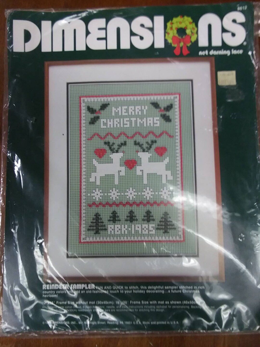 Dimensions Counted Cross Stitch Kit - Christmas Jar Ornaments