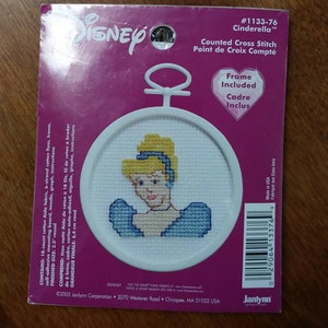 Disney Cinderella counted cross stitch kit