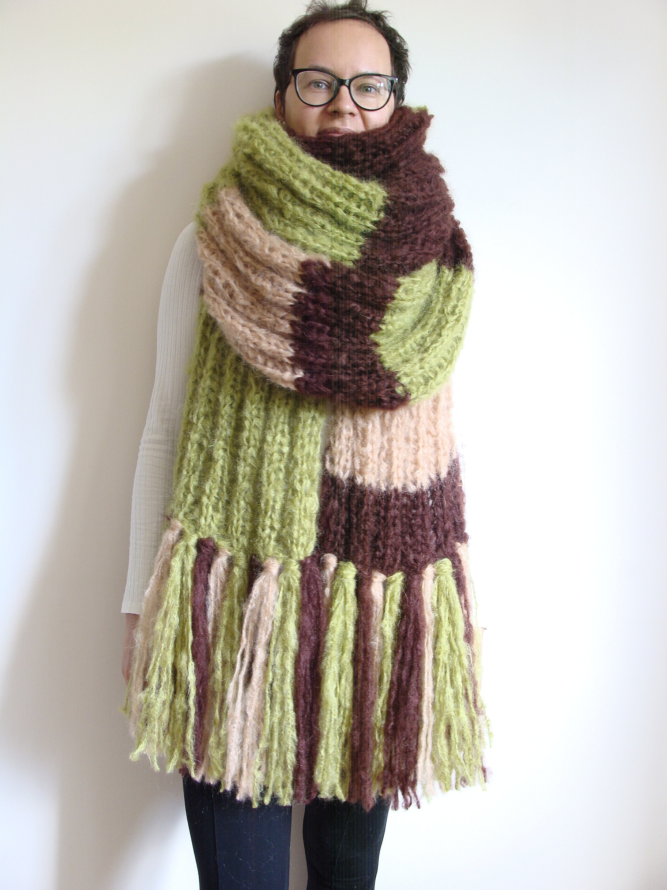 ●TATIANA● French Knit Wool 100 Muffler MF8102 2 Colors 500 Designer fashion, Seoul-fully created | W Concept