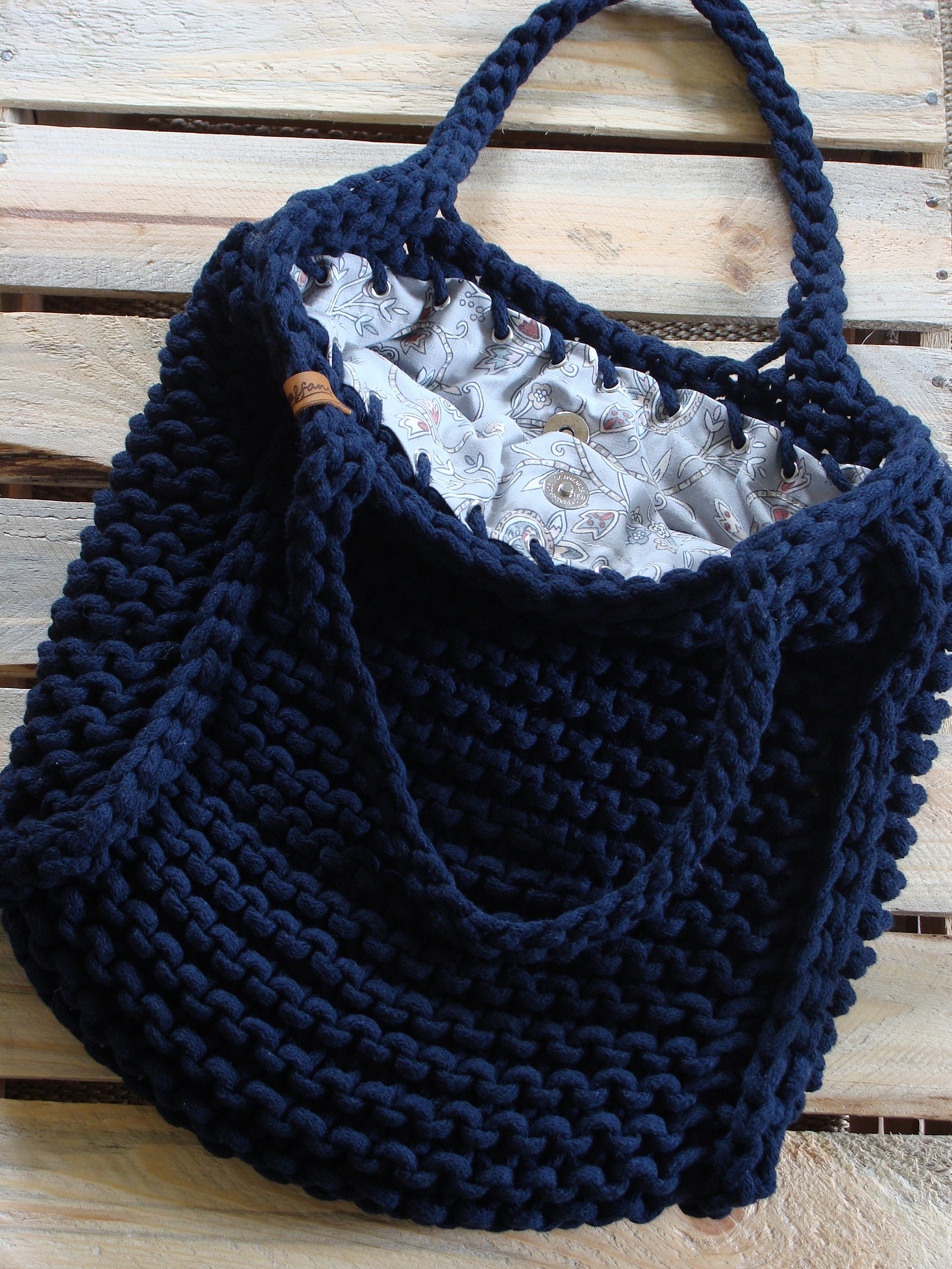 Chloé Medium Knit North South Tote Bag