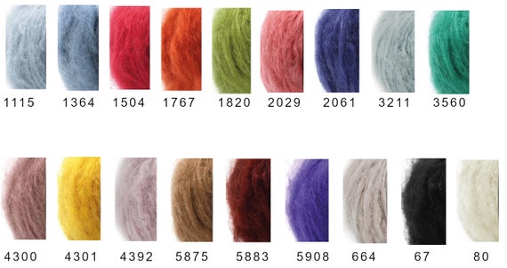 ★RaJu★ [Exclusive]Mohair Chunky Muffler 9 Color Knit Mohair Scarf With Tassels, Oversized Chunky Knitted