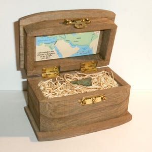 Greek Bronze Arrowhead | Genuine Scythian Artifact 300-100 B.C. | Display Chest & Map | Free USA Shipping