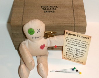 Salem Poppet 1692 Inspired Witchcraft Voodoo Doll Decor