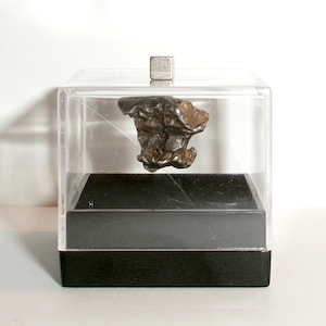 Meteorite Campo del Cielo | Authentic 2.3g Crystal with Display Cube | Space Lover Gift