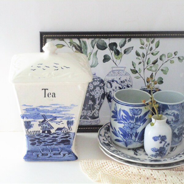 Tea Canister Etsy