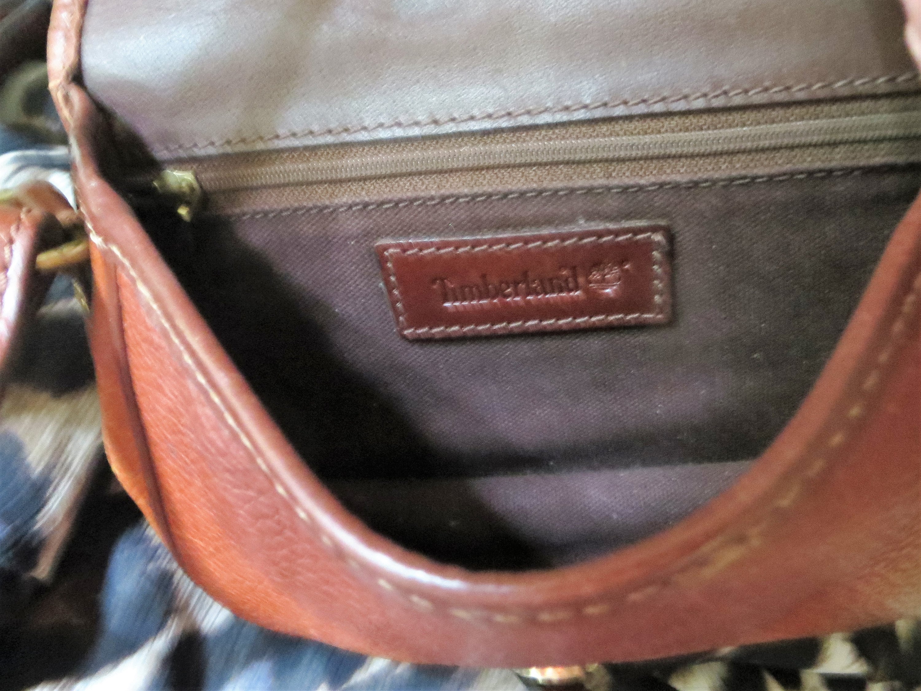 Vintage Timberland Bag Brown Leather Crossbody Purse Boho Etsy