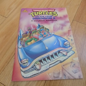 TEENAGE MUTANT Ninja Turtles Storybook Adventure TMNT Escape From Dimension X