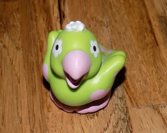 Strawberry Shortcake Mini Strawberryland Miniatures Lime Chiffon Parfait Parrot Vintage Kenner PVC Pet