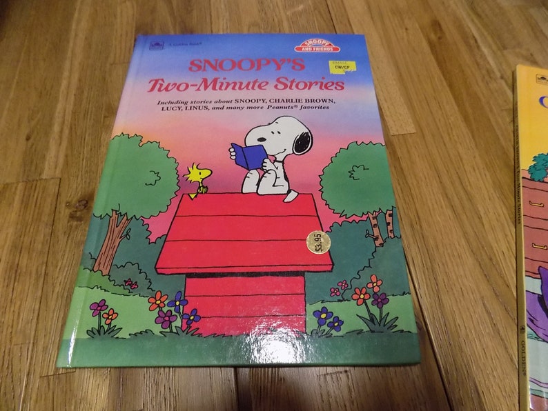 SNOOPY Book Peanuts Lucy Vintage Lot Charlie Brown Twominute Etsy