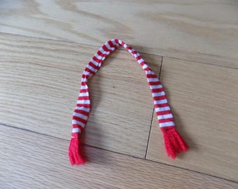 Vintage My Little Pony G3 Accessories: Christmas Scarf Red and White