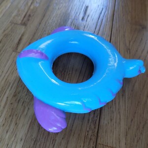 My Little Pony Sea Pony Float purple blue fish Surf Rider Vintage Hasbro Pretty N Pearly Baby Sea pony Float