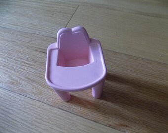 Vintage Fisher Price Loving Family Dollhouse Furniture Playskool: Highchair