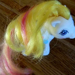 My Little Pony Loving Family Ponies Baby Daughter Apple Delight Vintage  1980&#39;s MLP Accessories Horse Action Figure Toys Dolls