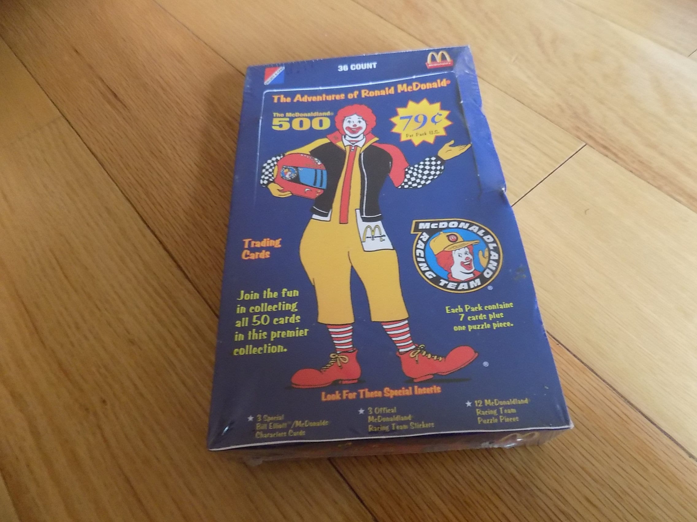 1996年製 マクドナルド トレーディングカード 未開封ボックス - 36