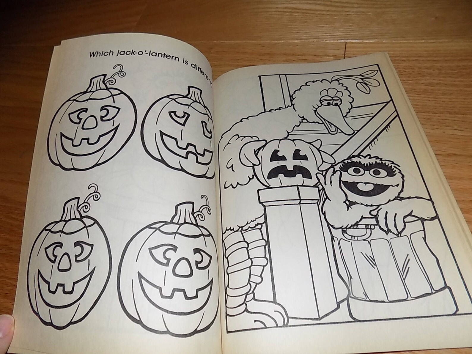 Sesame Street Vintage Coloring Book Golden Book 1991 Unused Etsy