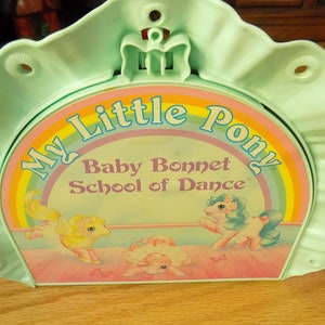 My Little Pony G1 Baby Bonnet School of Dance Vintage Hasbro 1980's MLP G1 Ponies Horse Toy dolls babies