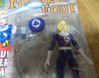 Vintage 1994 Invisible Woman Action Figure, Toy Biz, Sealed on Card