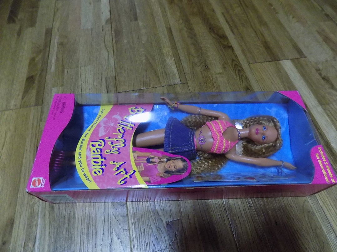 Butterfly Art Barbie Vintage Toys Dolls Mattel Action Figure Mattel Dolls New Collectible Sealed
