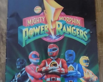Vintage Power Rangers Activity Book: Mighty Morphin Workbook