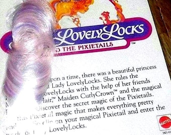 LADY LOVELY LOCKS Pixietail Sealed Package Lady Lovelylocks Mattel Vintage Those Characters From Cleveland Hair Comb Acessories Pixietails