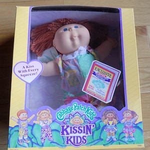 Vintage Cabbage Patch Kissin' Kids Doll: Yvette Gloria Redish Hair