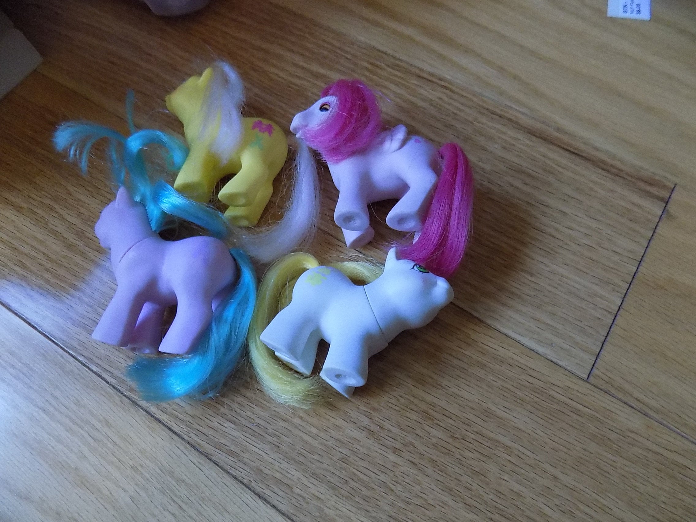 Ensemble de 4 poneys vintage My Little Pony G1