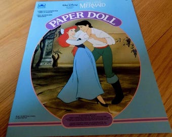 De kleine zeemeermin Golden Books Paperdoll Book Paper Doll ongeperforeerde paperdolls voor kinderen