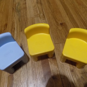 Little Tikes People Dollhouse Tykes Vintage Toodle Tots Little People Chunky Chairs Tikes Playskool