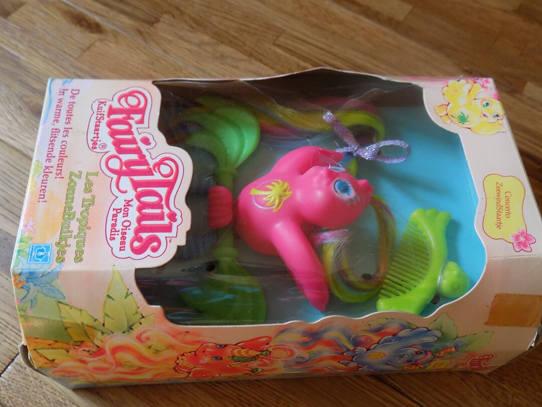 Vintage Sunny Tails Fairytails Bird: 1980s Hasbro My Little Pony