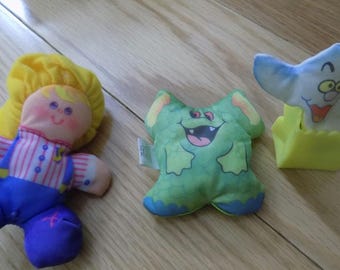 Smooshees Fisher Price Boy Ghost Smooshees Vintage Lot McDonald's