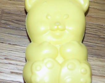 My Little Pony Yellow Teddy Bear Comb Vintage Hasbro MLP Toy Doll Action Figure Pony Brush Accessories