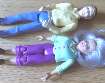 Little Tikes Loving Family Dollhouse People Vintage: Mother Father