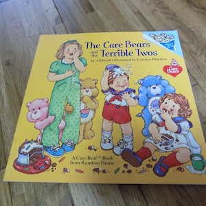 Care Bears Books Vintage Accessories Doll Carebear Carebears Book terrible twos Children&#39;s Picture Storybook