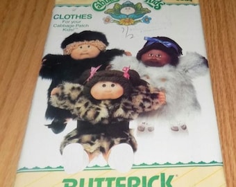 Butterick Cabbage Patch Kinderpoppenkleertjes naaipatroon 6984