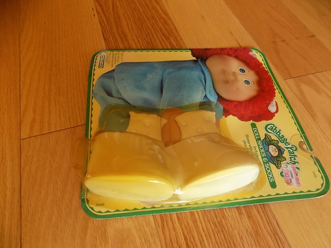 Cabbage Patch Kids Shoes Party Shoes & Socks 16 CPK Vintage Dolls