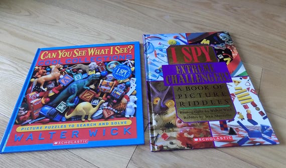 I Spy Extreme Challenger Book Lot: Hidden Picture Riddles by