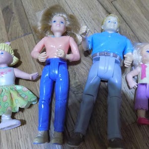 Little Tikes People Dollhouse Tykes Vintage Tots Little People Chunky Baby Infant Tikes Playskool sister dad Loving Family Fisher Price