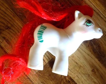My Little Pony Vintage Hasbro 1980&#39;s MLP Stockings G1 Mail Order Christmas Ponies Horse Action Figure Toy Toys Doll Dolls