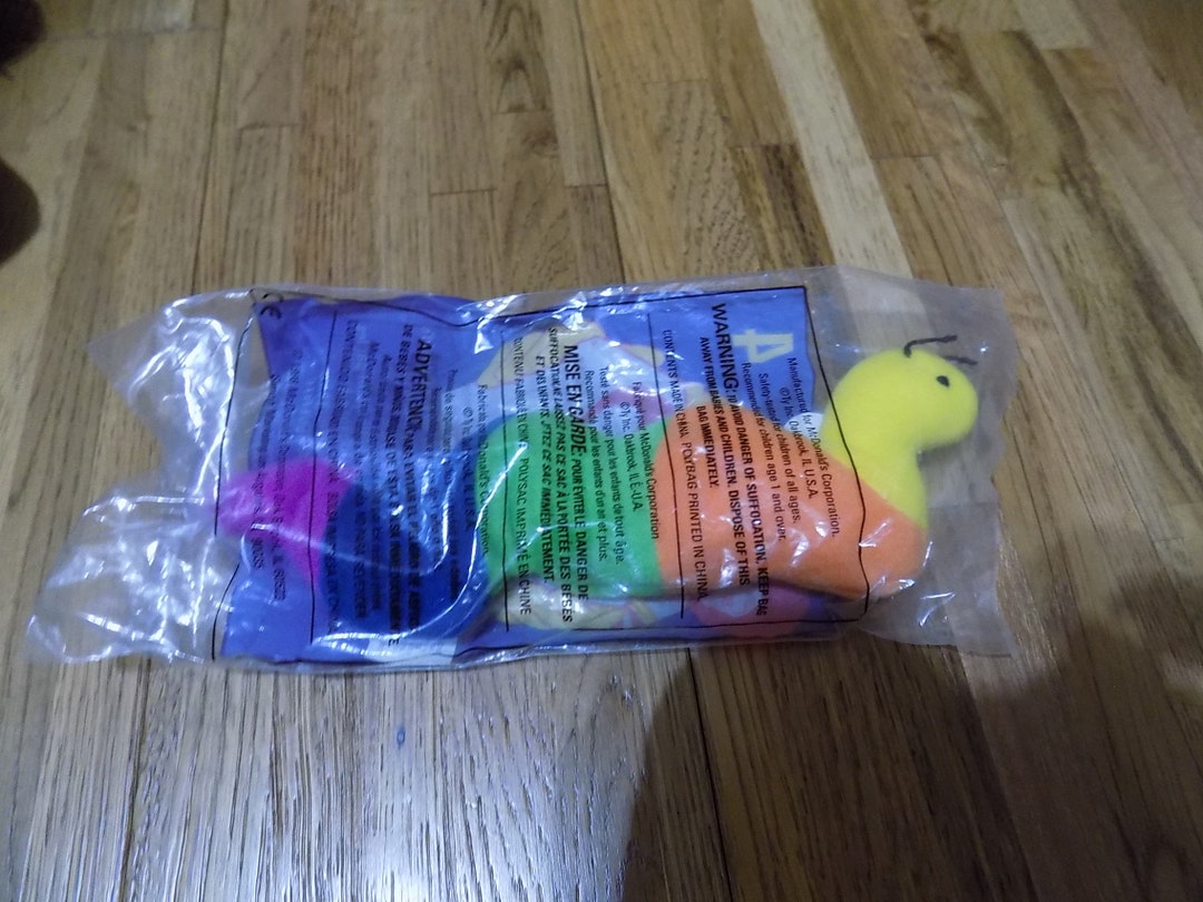 Ty Beanie Babies Baby Inch Worm Vintage Mcdonald's Happy Etsy