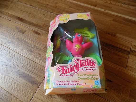 Vintage Sunny Tails Fairytails Bird: 1980s Hasbro My Little Pony