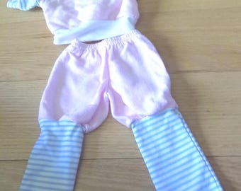 Vintage Cabbage Patch Kids Doll Pants: Pink Stripe CPK Clothing