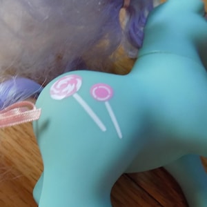 My Little Pony G1 Mint Dream Lollipop Vintage Hasbro 1980&#39;s MLP Ponies Horse Toy dolls Candy Cane