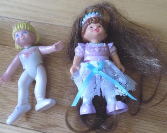 Little Tikes Loving Family Dollhouse People Vintage: Playskool sister Fisher Price Ballerina
