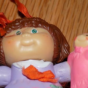 Vintage 1984 Cabbage Patch Kid Mini Doll: 3.5&quot; Preemie with Baby Doll