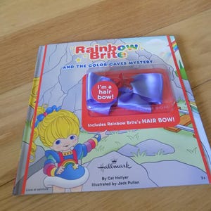RAINBOW BRITE Sprite Bright Rainbow Book Color Caves Mystery