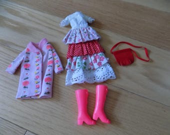 Vintage 1971 Hasbro Doll of the World Clothing: Hippie Flower Child Outfit