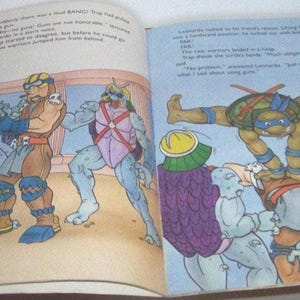 TEENAGE MUTANT Ninja Turtles Storybook Adventure TMNT Turtle Donatello Raphael Poster Arts Crafts Drawings