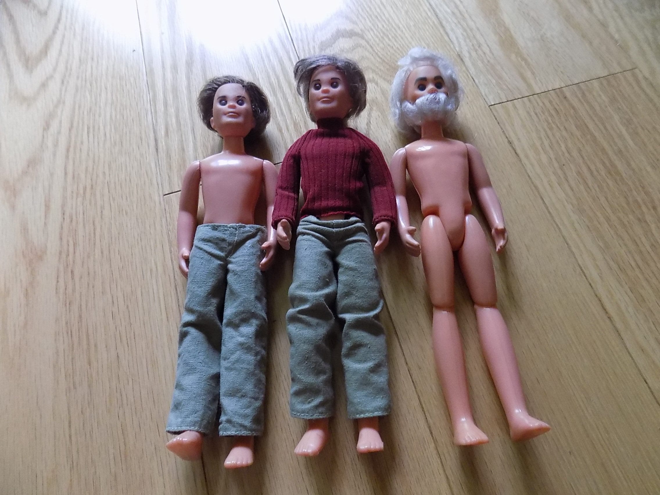 SUNSHINE FAMILY LOT of Dolls, 1970's Grandma Grandpa Baby Dolls