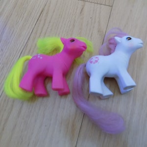My Little Pony G1 Baby Beedy Eye Newborn Ponies Vintage Hasbro 1980&#39;s MLP Shoes Hasbro Action Figures